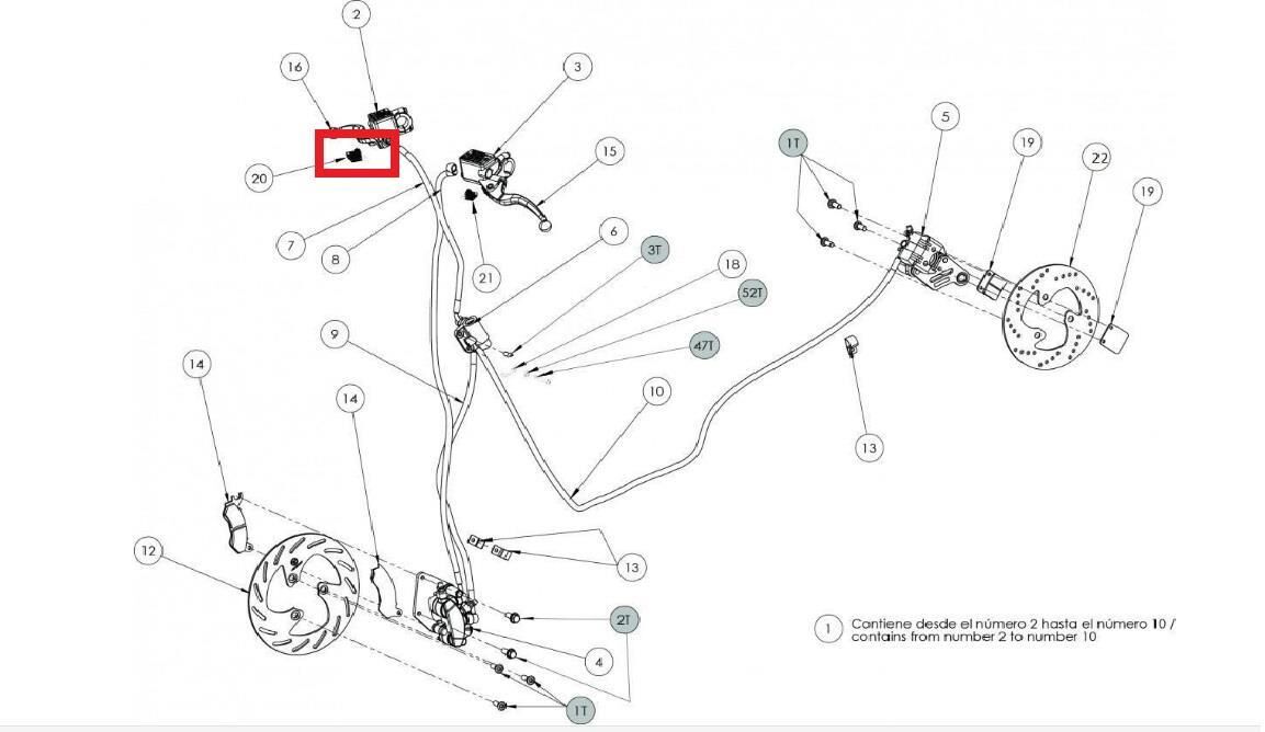 Torrot Muvı Ön Fren Swıtch
