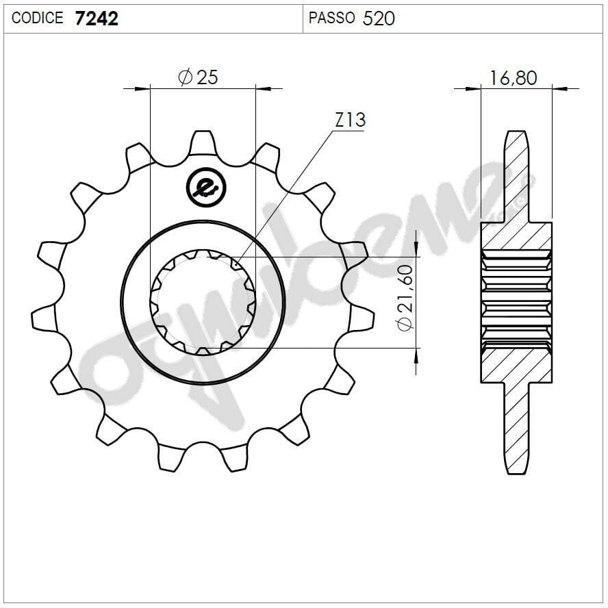 Honda Ognıbene Ön Dişli 17T
