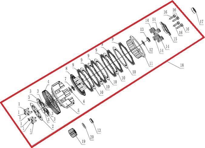 Kayo Tt 190 R Debriyaj Komple D7