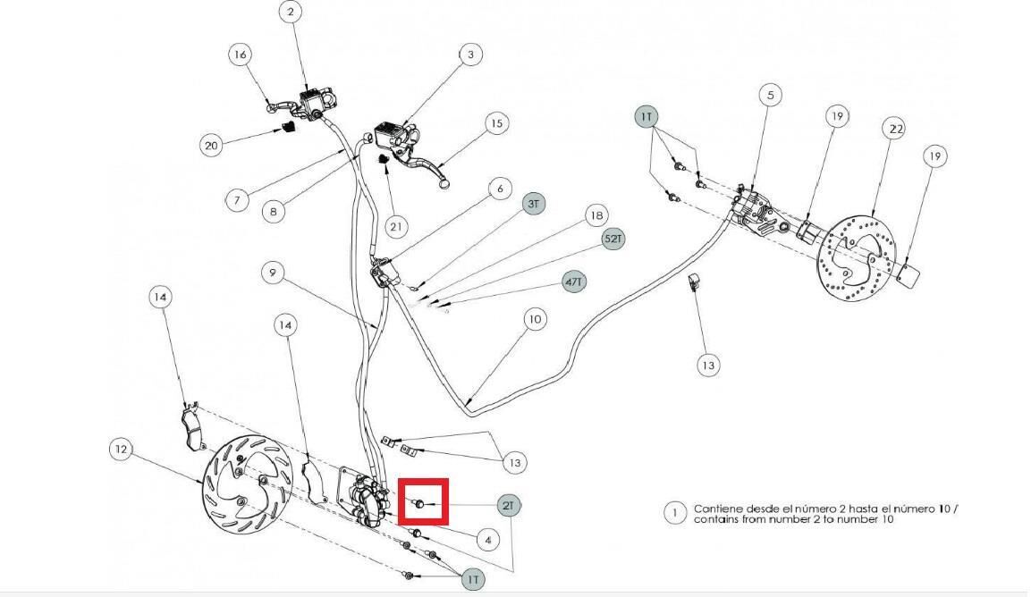 Torrot Muvı Arka Fren Swıtch