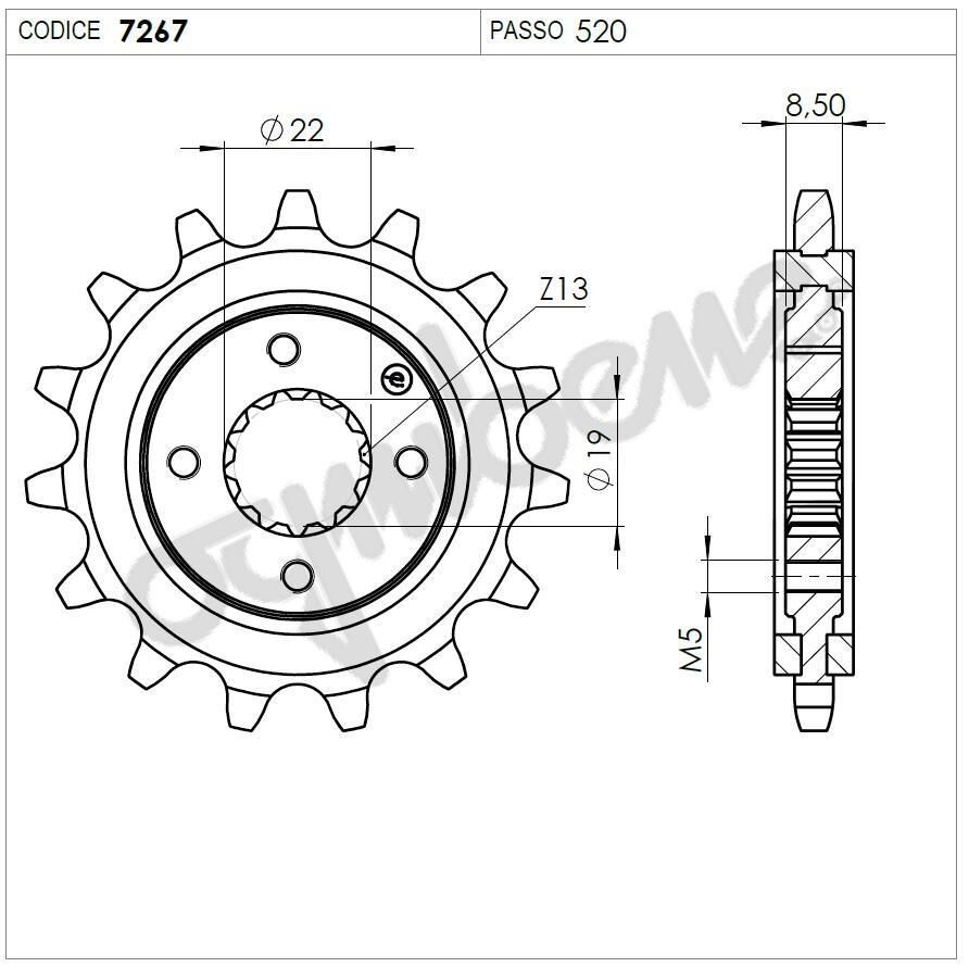 Ktm 390 Duke - Rc Ognıbene Ön Dişli 15T