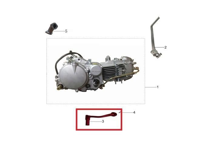 Kayo Tt 190 R Vites Pedalı A1