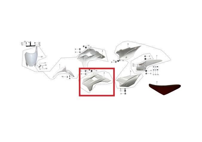 Kayo Tt 190 R Sol Depo Grenajı