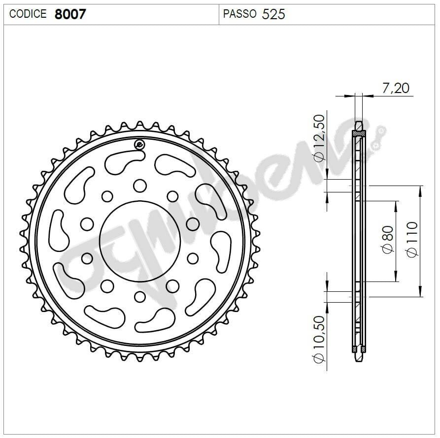 Honda Ognıbene Arka Dişli 45T