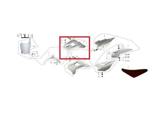 Kayo Tt 190 R Sağ Depo Grenajı