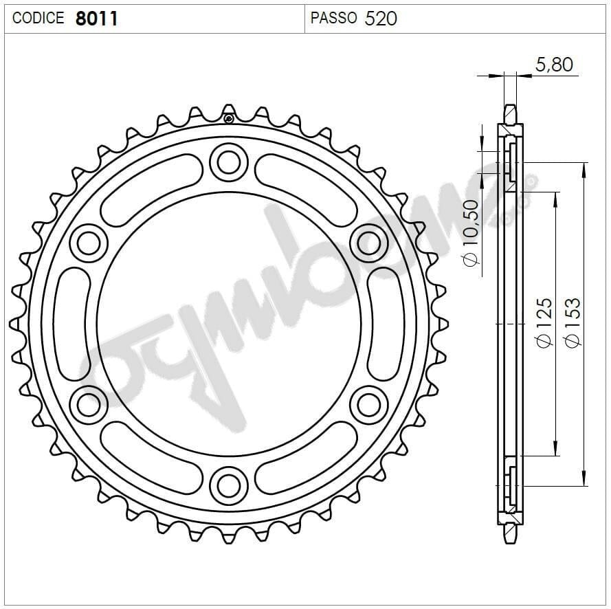 Honda Crf 250 L Ognıbene Arka Dişli 40T