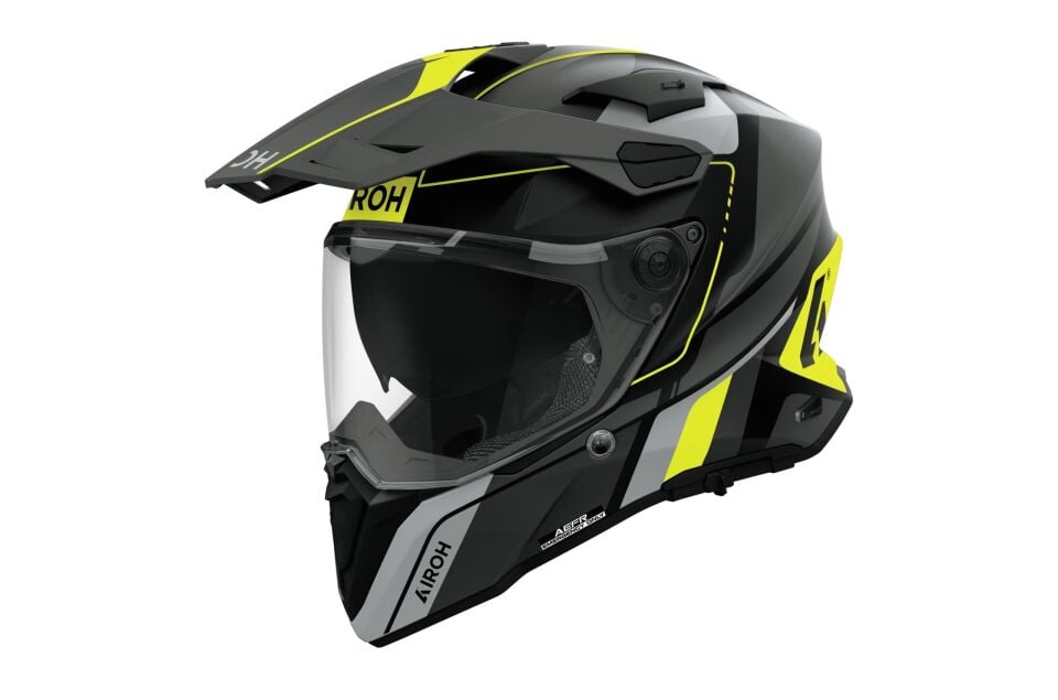 Airoh Commander 2 Skıp Sarı Mat Motosiklet Kaskı