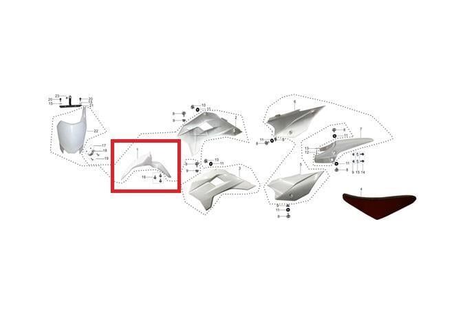 Kayo Tt 190 R Ön Çamurluk