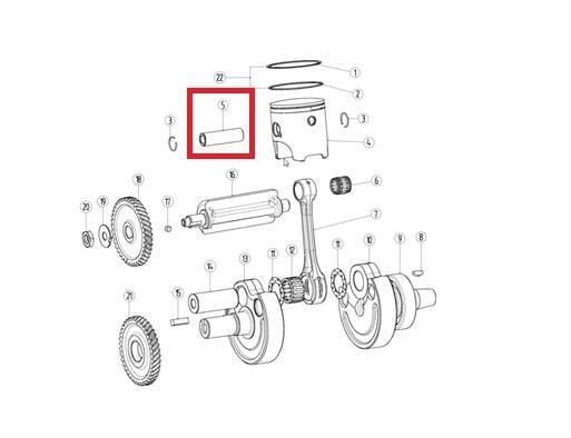 Kayo Kt 250 - Yuki Piston Pimi A2