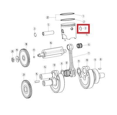 Kayo Kt 250 - Yuki Piston Pim Sekmanı A1