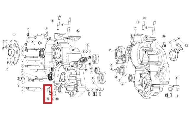 Kayo Kt 250 - Yuki Yağ Keçesi 12X21X4
