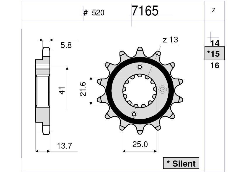 Honda Ognıbene Ön Dişli 16T