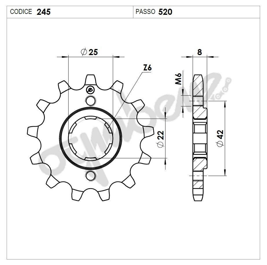 Ognıbene Ön Dişli 15T