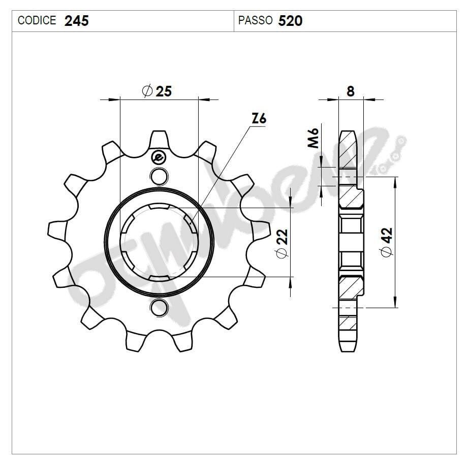 Ognıbene Ön Dişli 14T