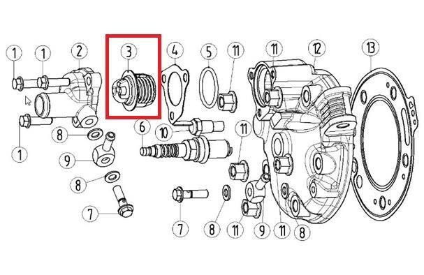 Kayo Kt 250 - Yuki Termostat Valfi B4