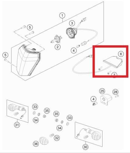 Rear Lıght Ktm Orj Yp