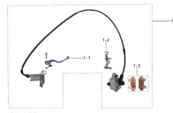 Kayo K2 Ön Fren Sistemi