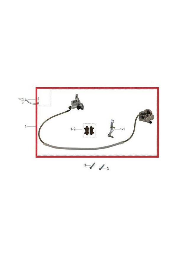 Kayo Ts 90 Ön Fren Sistemi