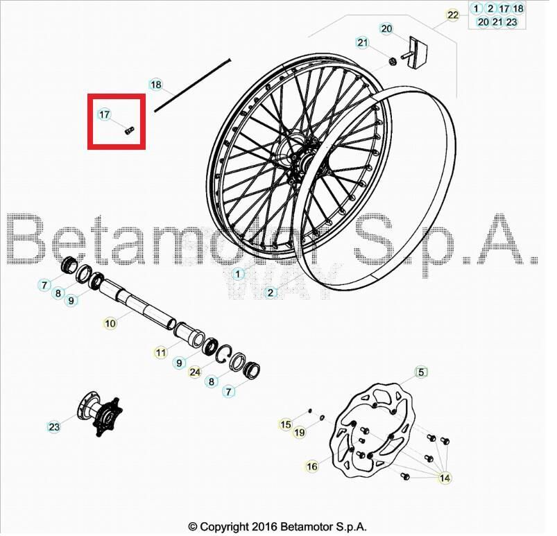 Jant Tel Somunu Beta Orj Yp
