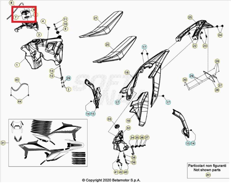 Depo Kapağı Beta Orj Yp B6-3