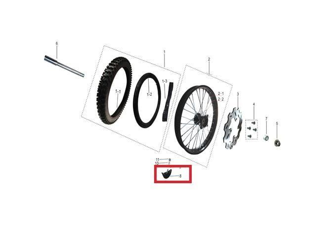 Kayo Tt 190 R Lastik Takozu