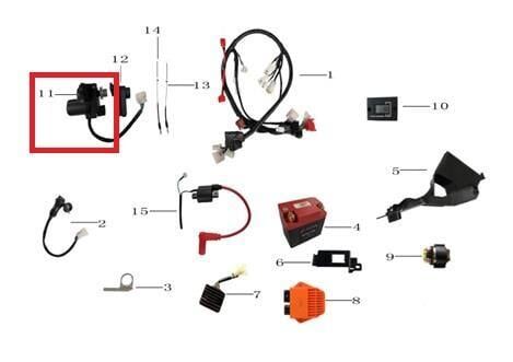 Kayo Kt 250 - Yuki - Servo Motor    D5