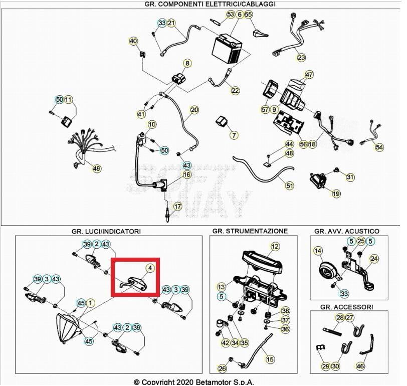 Rear Headlıght Beta Orj Yp