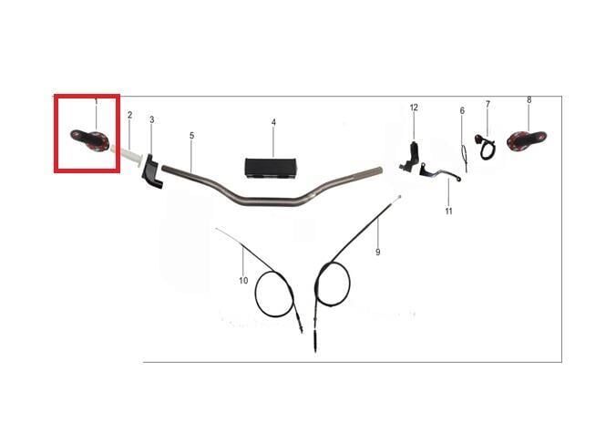 Kayo Tt 190 R Sağ Elcik