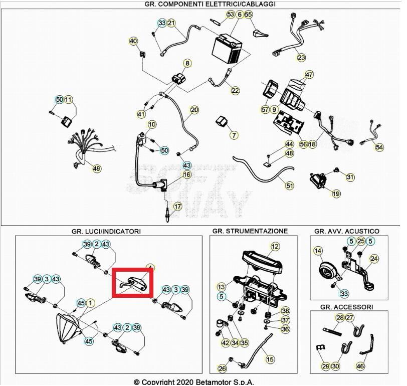 Rear Headlıght Beta Orj Yp B8-2