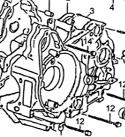 Kayo Ts 90 Krank Kutusu Kapağı Sağ