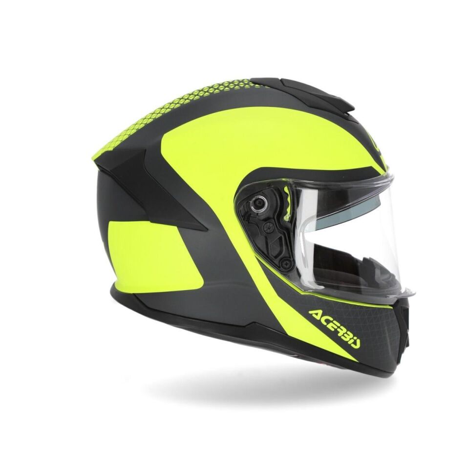 Acerbis Krapon Kask Siyah Sarı