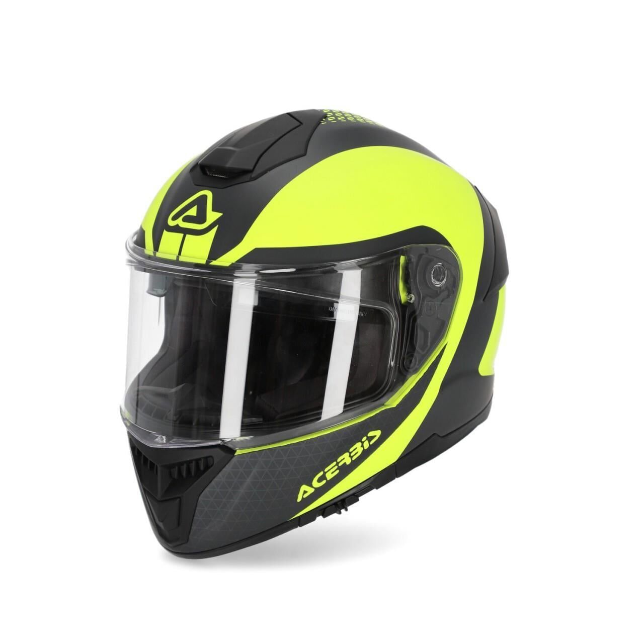 Acerbis Krapon Kask Siyah Sarı