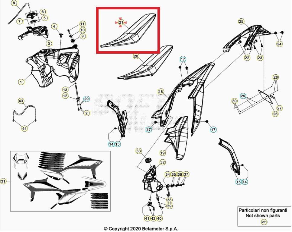 Seat Cover  Beta Orj Yp