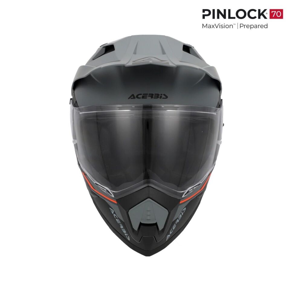 Acerbis Assault Graphıc 22-06 Kask Siyah Turuncu