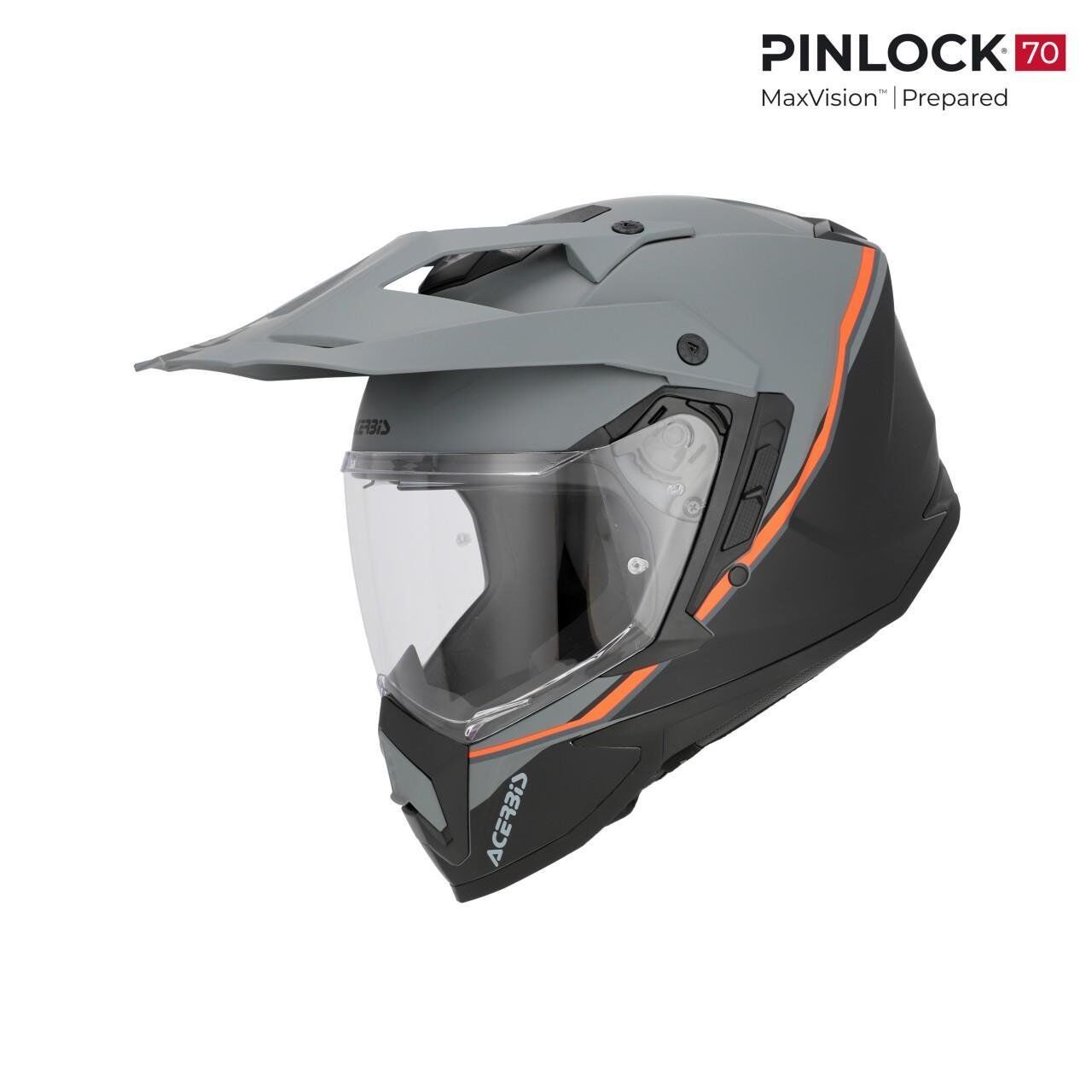 Acerbis Assault Graphıc 22-06 Kask Siyah Turuncu