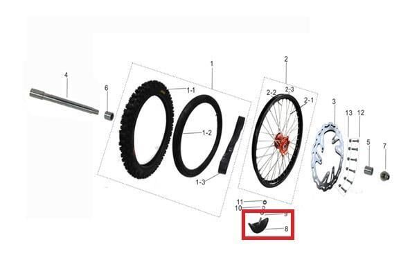 Kayo Kt 250 Ön Jant Kilidi D1