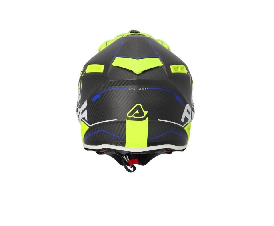 Acerbis Steel Carbon 22-06 Kask Siyah Sarı