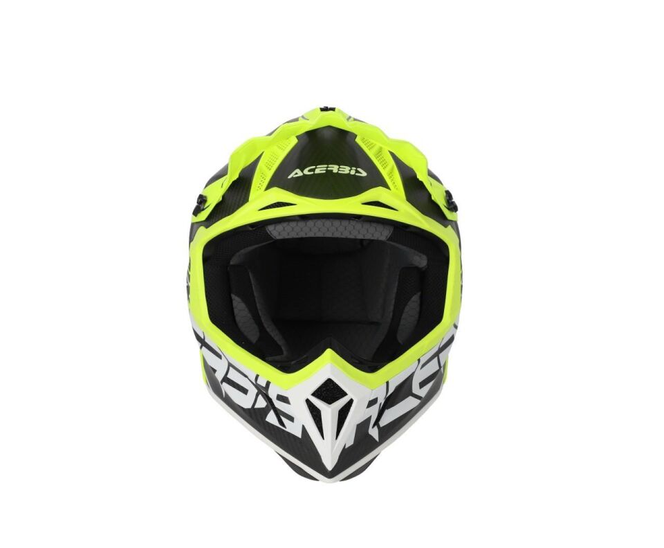 Acerbis Steel Carbon 22-06 Kask Siyah Sarı