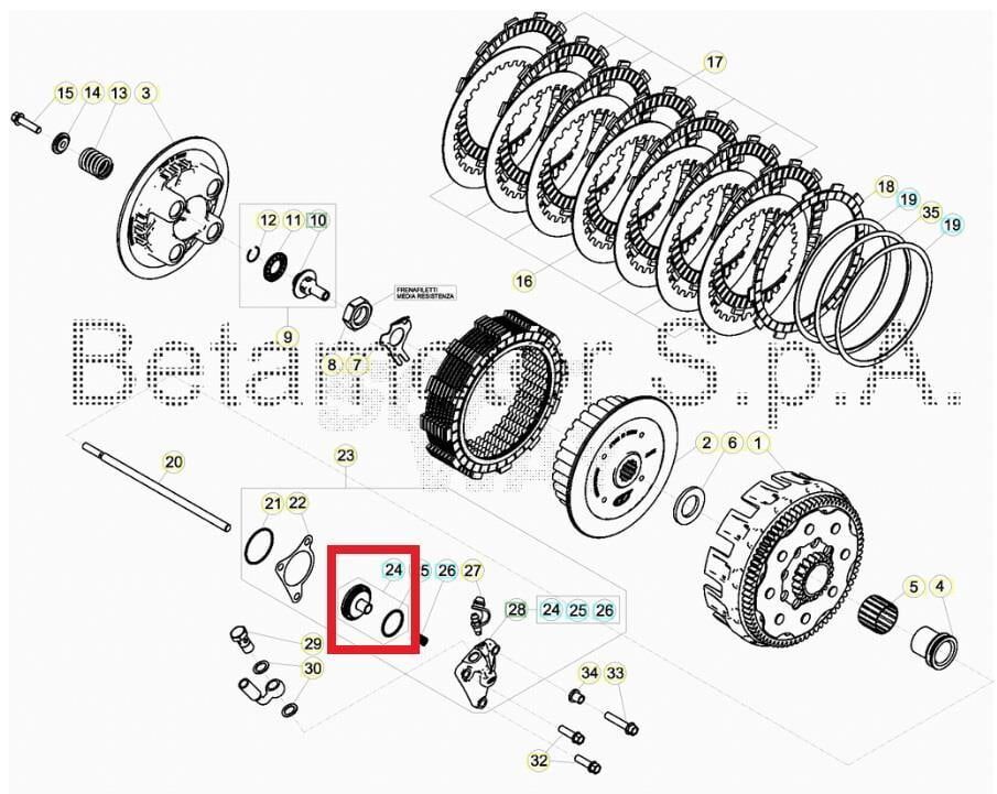 Pıston Clutch Slave Cylınder Assy Beta Orj Yp