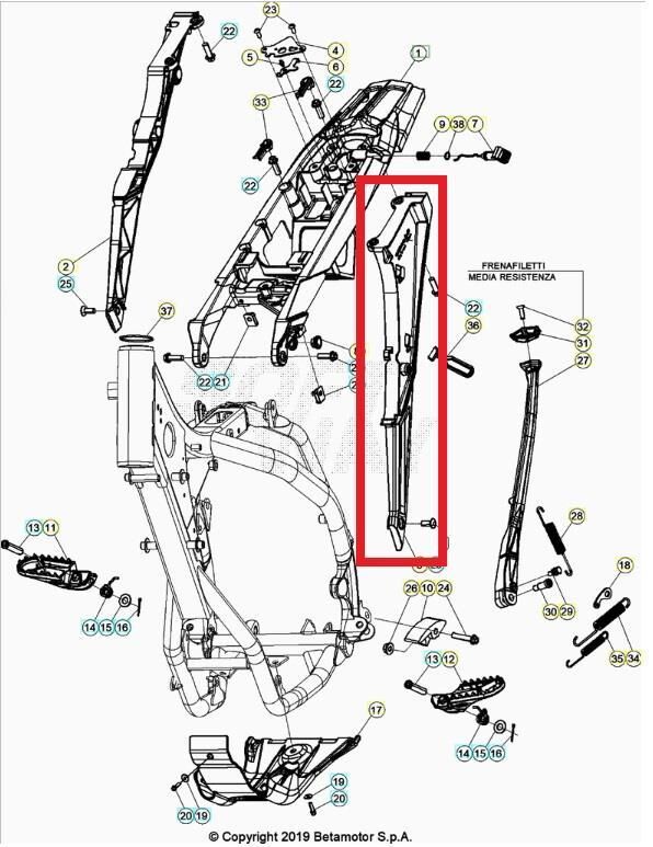 Rear Frame Connectıon Beta Orj Yp