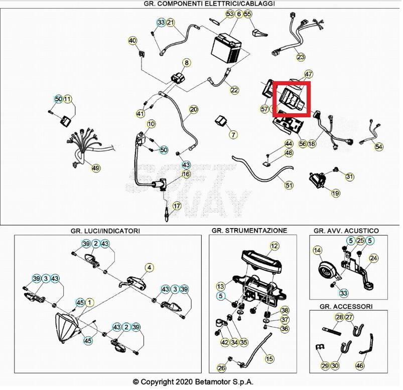 Control Unıt Rr 2T 250 My20 Beta Orj Yp