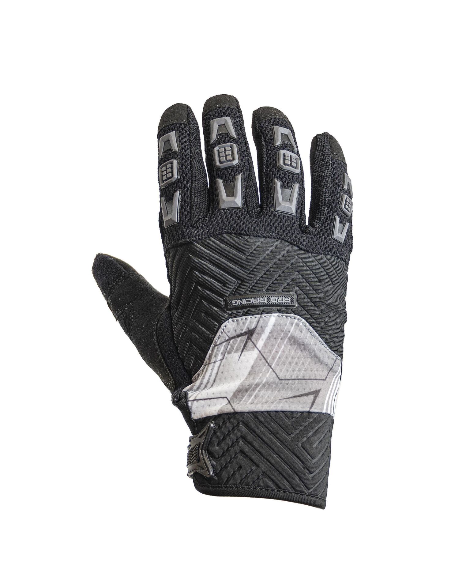 Wlf Racıng Mx Eldiven Siyah Gri