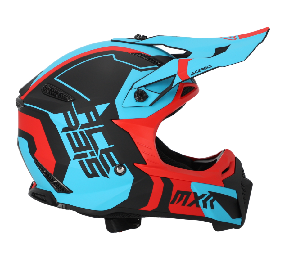 Acerbis Profıle 5 Kask Kırmızı Mavi