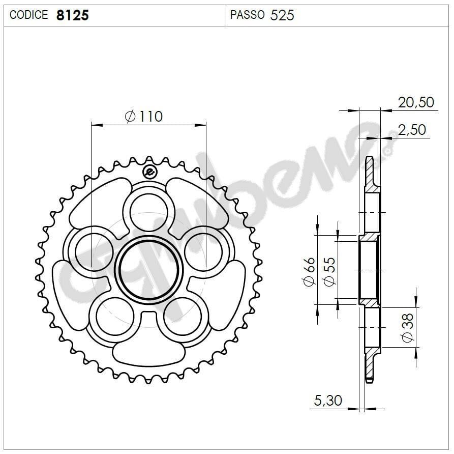 Ducatı 848 Ognıbene Arka Dişli 39T