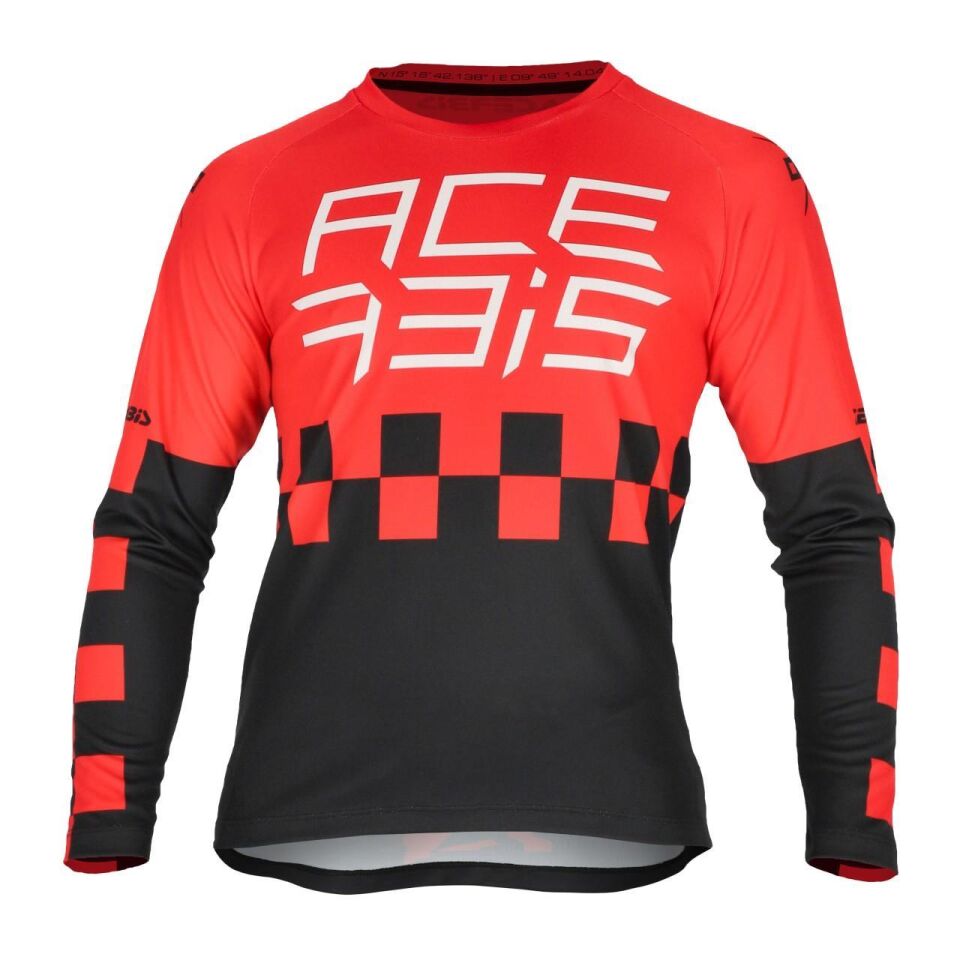 Acerbis Mx K-Kıd One Çocuk Jersey Kırmızı Siyah