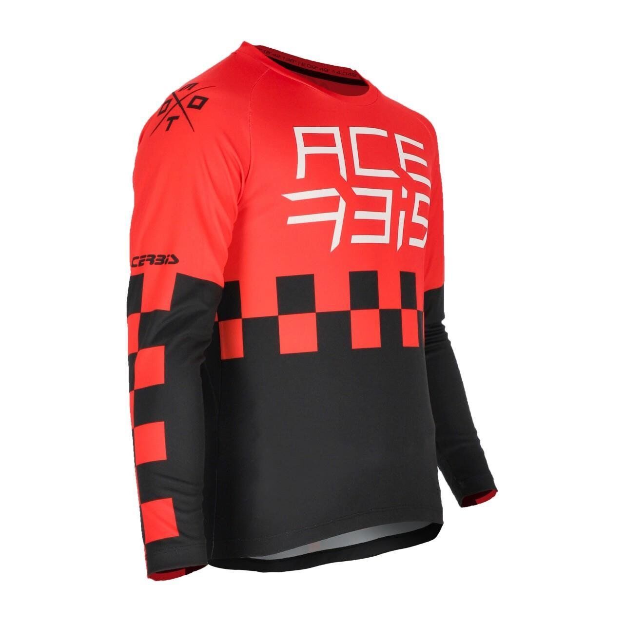Acerbis Mx K-Kıd One Çocuk Jersey Kırmızı Siyah
