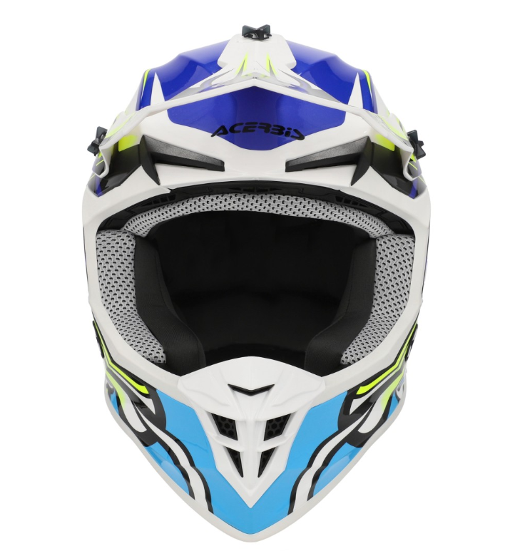 Acerbis Lınear Kask 2206 Beyaz Mavi