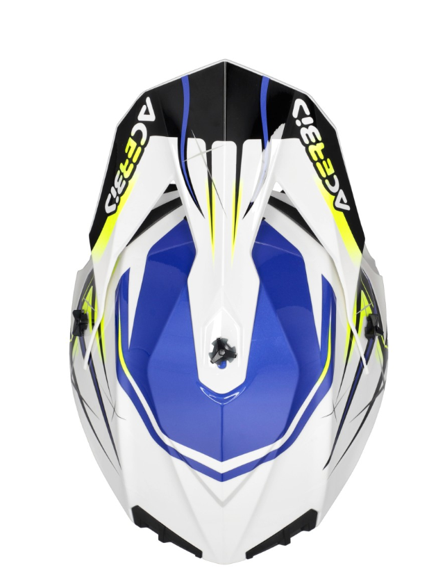 Acerbis Lınear Kask 2206 Beyaz Mavi
