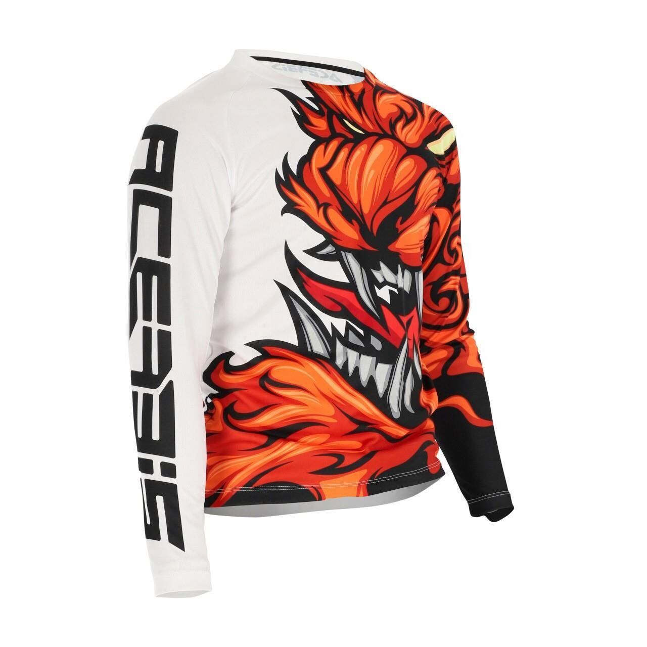 Acerbis MX J-kıd Two Çocuk Jersey Turuncu Beyaz