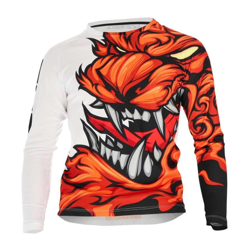 Acerbis MX J-kıd Two Çocuk Jersey Turuncu Beyaz